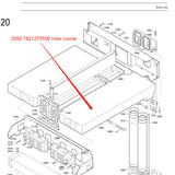 1621279500 Oil-free Machine ZT275 Inter-cooling and After-cooling Cooler for Atlas Copco Air Compressor 1621-2795-00 FILME Compressor