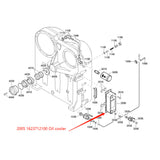 1623712100 1623-7121-00 Cooler for Atlas Copco Oil-free Air Compressor ZR160 ZR275 FILME Compressor