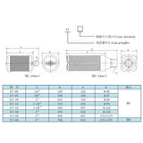 Pneumatic Muffler Element for Gardner Denver Air Compressor Silencer 3/4" 43F6 1" 43F7 FILME Compressor