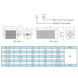 Silencer 1624634881 2906042500 1617616402 for Atlas Copco Compressor 1624-6348-81 2906-0425-00 1617-6164-02 FILME Compressor